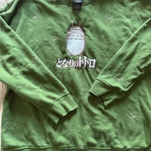 Green Totoro Sweater